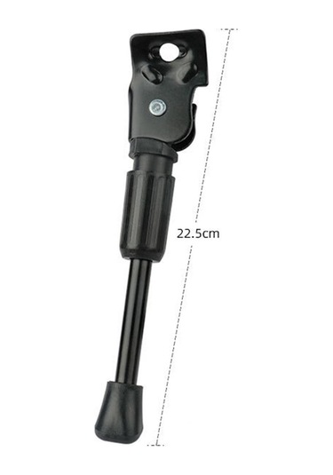 Pazly--çocuk Bisiklet Kickstand, Park Arka Montaj Desteği, Ayak Brace, Ayak Kickstand, 16 Inç Uzunluk 22.5cm Siyah