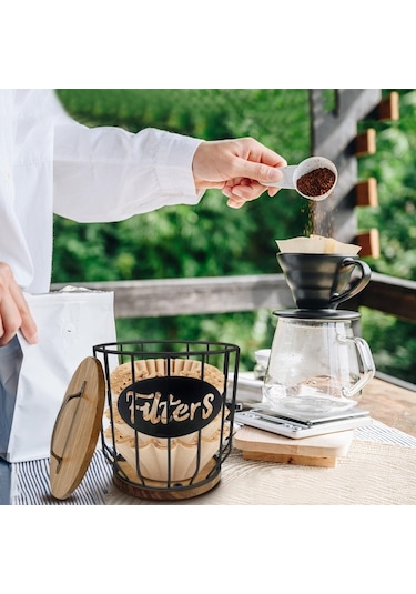 Kahve Kapsülü Filtre Depolama Sepeti Ev Mutfak Süslemeleri, Size:c Gold Diğer