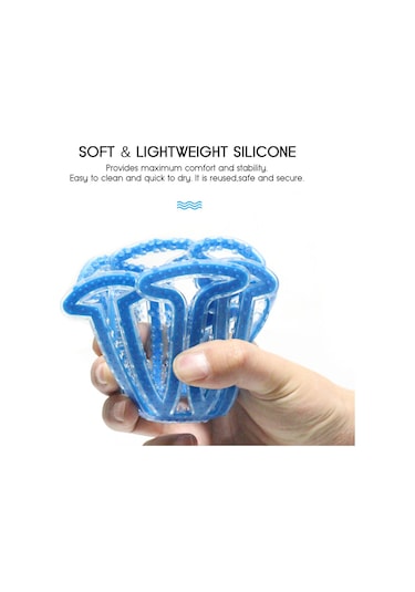 Geeroyoo Kask İçin Silikon İç Dolgu Pad - Turuncu Renkli, Yumuşak Ve Dayanıklı Turuncu