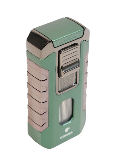 Cohiba 3 Torch Pürmüz Yeşil Metal Puro Çakmağı - Tr9516