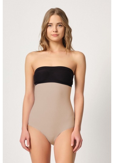 Emay Yüksek Bel Çıtçıtlı Slıp Korse 2080 Ten
