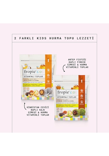 Fropie Vitaminli Kids Karışık Meyve Topları 2 x 80 G