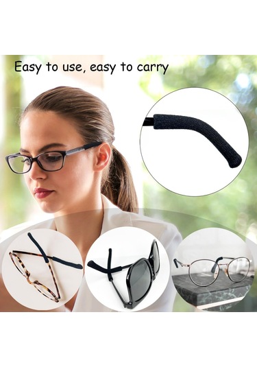 Geeroyoo Gözlük Kullananlar İçin Esnek Pamuklu Kulak Koruma Yastıkları - 4 Adet Set