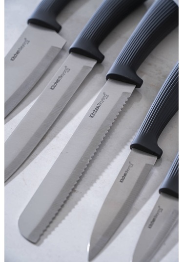 Cooper 6 Parça Bıçak Seti Siyah