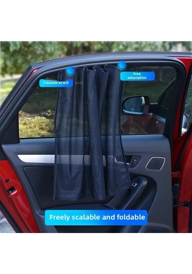 Hightower Manyetik Araç Güneşlik Ön Cam 1 Parça Uv Koruma Kaliteli Mesh Seyahat