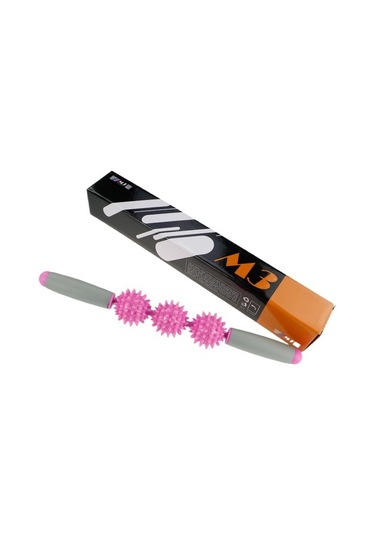 Kas Fasya Çubuklarını Gevşetmek Için Dikenli Top Masaj Stick 1twkgu Pembe