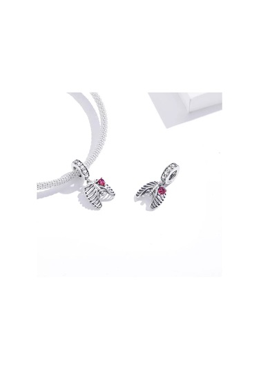 Bamoer 925 Ayar Gümüşten Kolye Askılık Charm 184331109 Gri