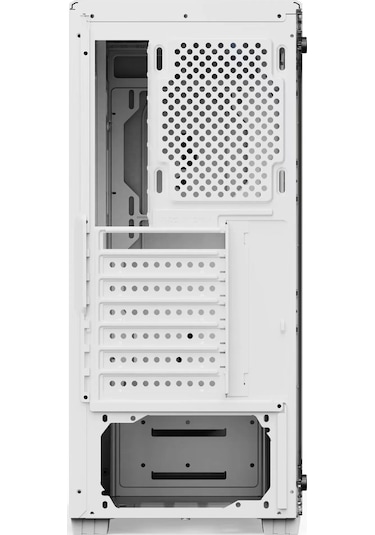 Revenge Colorful Beyaz 3 Fanlı 10 Mod RGB Işıklı Şeffaf Panel ATX Gaming Boş Bilgisayar Kasası