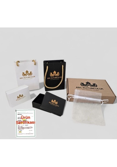 Panda Temalı Örgülü 14 Ayar Altın Plakalı Yaprak Figürlü Hediye Bileklik-331sembol-kahverengi Altın