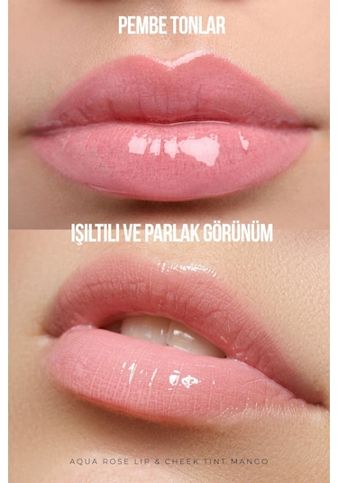 Aqua Rose Lip & Cheek Tint Mango Aromalı 6 Ml 0