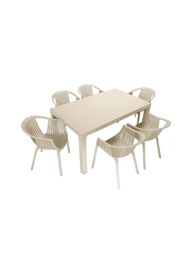 Luna Wood 90x150 Roma Koltuk Masa Takımı Çölbeji