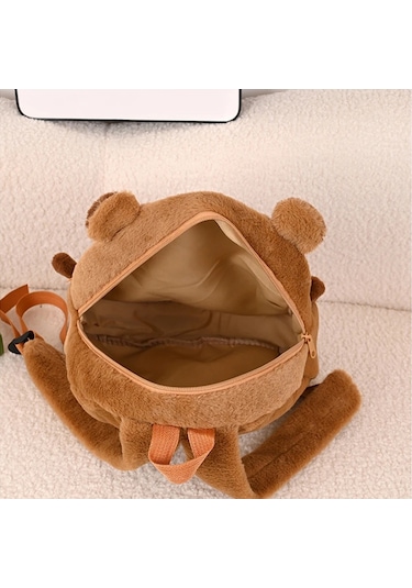 Capybara Moda Sırt Çantası Çok Fonksiyonlu Peluş Sırt Çantası Çok renkli