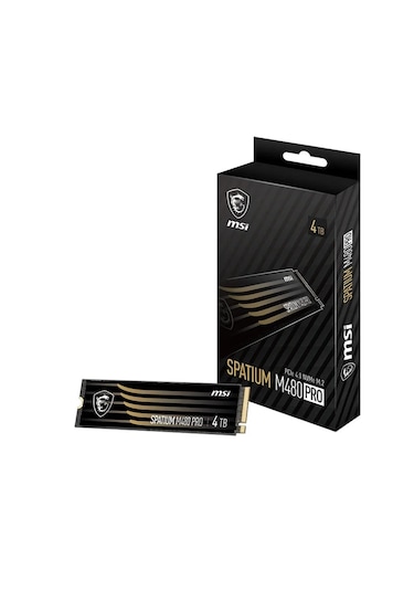 MSI Spatıum M480 Pro 4 TB Pcıe 4.0 NVMe M.2 SSD