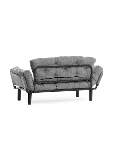 Pafu Nitta İkili Kanepe Keten Açık Gri Açık Gri