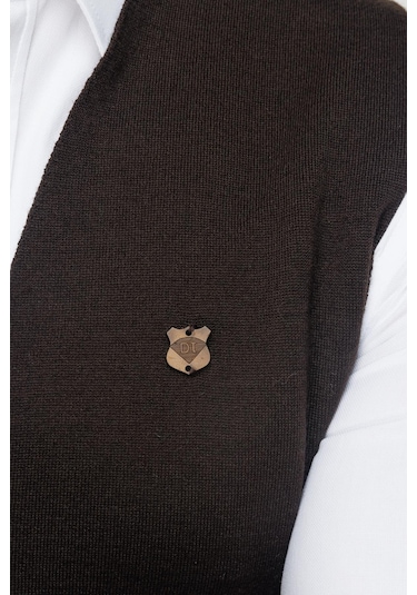 Erkek İnce Triko Düz Yelek K.kahve K.kahve