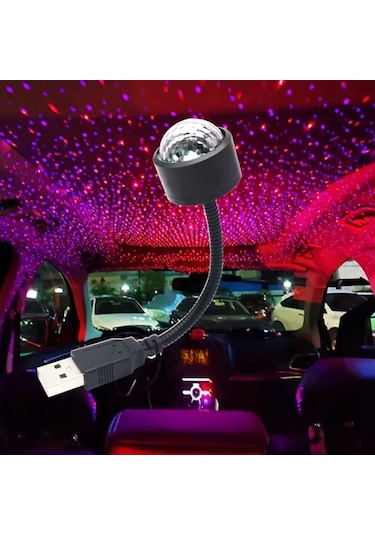 Mercansa Buffer Usb Sese Duyarlı 8 Farklı Mod Işıklı Led Atmosfer Işığı - Ambiyans Aydınlatması