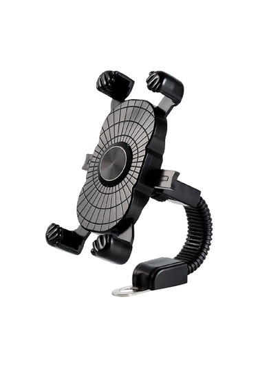 Kosona Motosiklet Telefon Tutucu, Otomatik Kilitleme, 360 Döner, Sarsıntıya Dayanıklı, Evrensel Telefon Tutucu, Bisiklet/atv Direksiyon Uyumlu