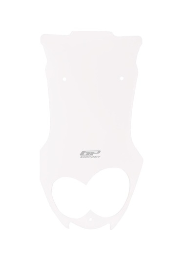 GP Kompozit Honda CRF250 / CRF300 Rally 2017-2024 Uyumlu Ön Cam Şeffaf 59 cm