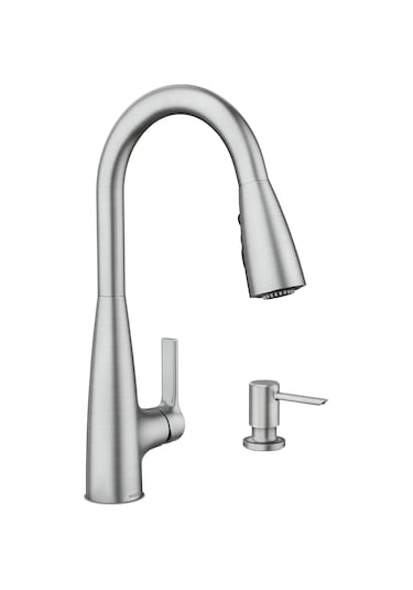Moen 87627srs Haelyn Tek Saplı Aşağı Çekmeli Püskürtücü Refleks V Diğer