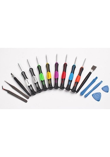 16 In 1 Cep Telefonu Tamir Araçları Tornavida Seti Kit Kiti Ipad4 İphone Için 9041