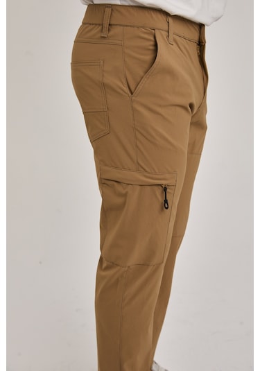 Camp529 Outdoor Tactical Su İticili Likralı Yazlık Erkek Taktik Pantolon Hardal