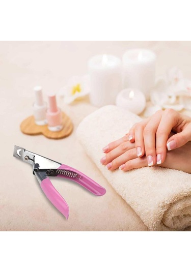 Profesyonel Tips Makası Pembe Clıpper