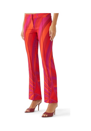 Pucci Iride Baskılı Sıfır Paça Pantolon Çok Renkli