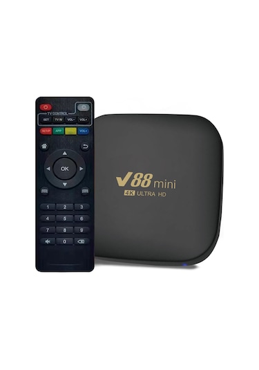 Reedark V88mini Akıllı Tv Kutusu - Android 7.1, 1gb+8gb Hafıza, Wifi Hotspot Desteği, 4k Medya Çalar, Avrupa Standartı