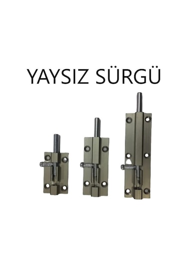 Sürgülü Kapı Kilidi Sliding Door Lock 1'li - Büyük - Yaylı Mavzer