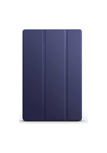 Kilifone - Galaxy Uyumlu Galaxy Tab A8 10.5 Sm-x200 2021 - Kılıf Smart Cover Stand Olabilen 1-1 Uyumlu Tablet Kılıfı - Lacivert
