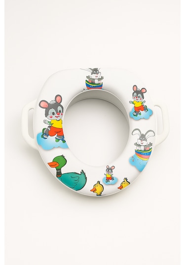 Taşınabilir Çocuk Klozet Adaptörü Kapağı Tuvalet Eğitim Oturağı Bordo