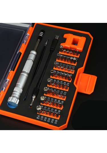 Xindoker Çok Amaçlı 52'li Tornavida Seti: Dizüstü, Tablet, Akıllı Telefon, Pc, Saat Ve Gözlük Tamiri İçin Profesyonel Çözüm