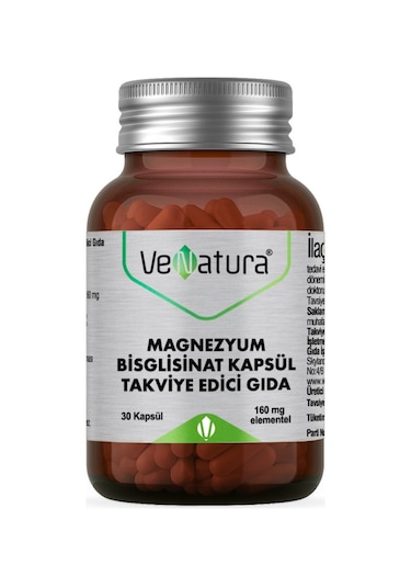 VeNatura Magnezyum Bisglisinat 30 Kapsül