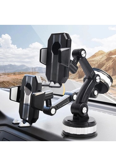 Cbtx X-0566 Araba Dashboard Ön Cam Ayarlanabilir Cep Telefonu Tutucu Vantuz Braketi