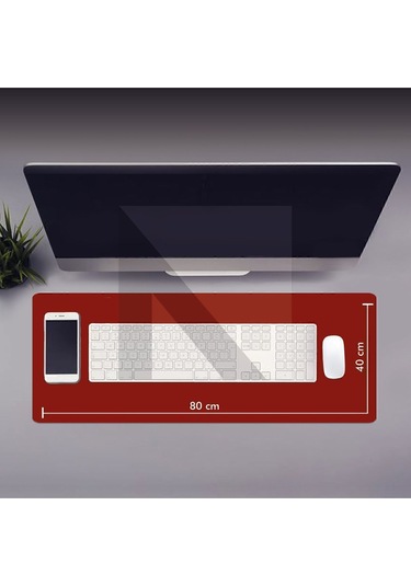 MP05 - 80x40 xLarge Kırmızı Gaming Mousepad Ev Ofis Oyun