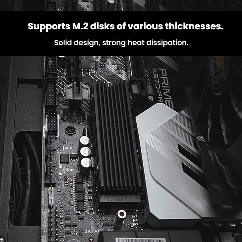 Sones Finalcool M.2 2280 Nvme Ssd Radyatör Alüminyum Isı Emici Masaüstü Pc Ps5 İçin