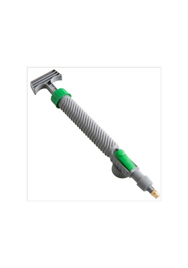 Xiyyadms Bahçe Ve Temizlik İçin Çok Amaçlı İçecek Şişesi Sprey Başlığı - 29cm Gri Balık Kılçığı Desenli