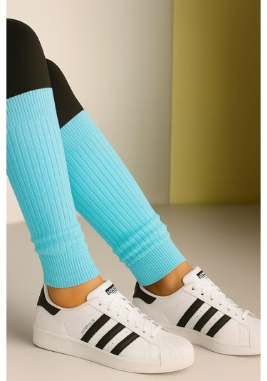 Basic Kalın Pamuk İçerikli Tozluk Turkuaz