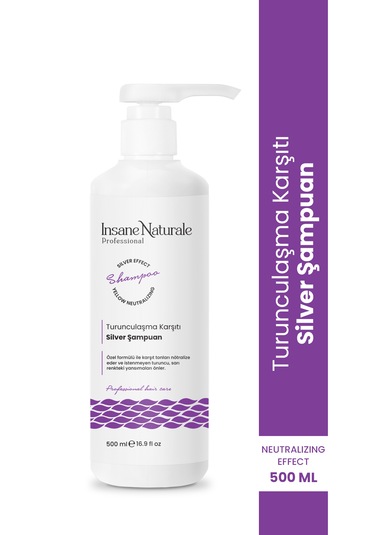 Turunculaşma Karşıtı Mor Şampuan Silver Şampuan 500 Ml