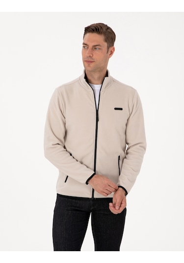 Pierre Cardin Erkek Taş Hırka Örme 50314014-vr049 Taş