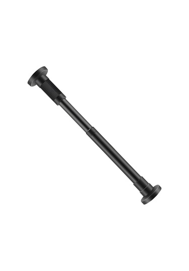 Qingmipy Stainless Steel Yeşil Uzayabilir Örtü Çubuğu - Duş Perdesi, Giysi Kurutma, 110-200cm, Delmezsiz Montaj Siyah