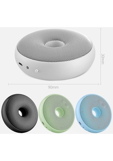 Dancemonkey Taşınabilir Donut Filtreli Hava Temizleyici Ozonlu Araba-ev Beyaz Beyaz