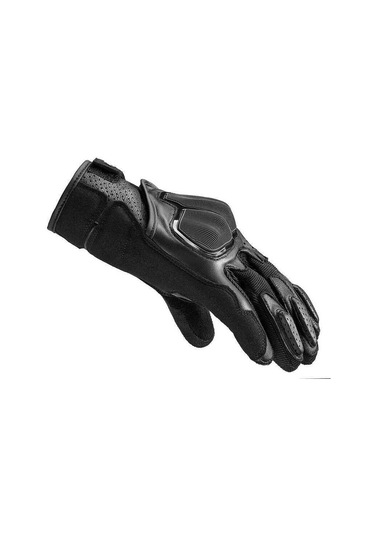 Spidi Nkd Leather Deri Motosiklet Eldiveni Siyah