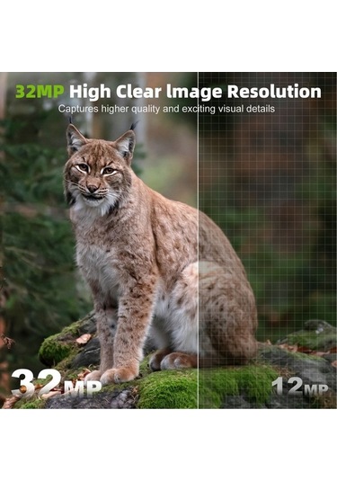 Dancemonkey Kamera Yaban Hayatı 32mp 1080p Kızılötesi Hareketle Etkin Çok Renkli