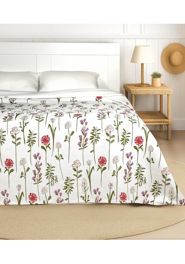 Menderes Home Cotton Collection Tek Kişilik Pike Fleur Çok Renkli