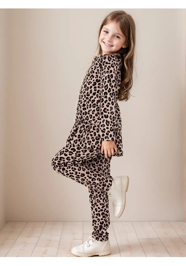 Jambo Wear Okul Öncesi İçin Penye Takım 285903380 Leopar