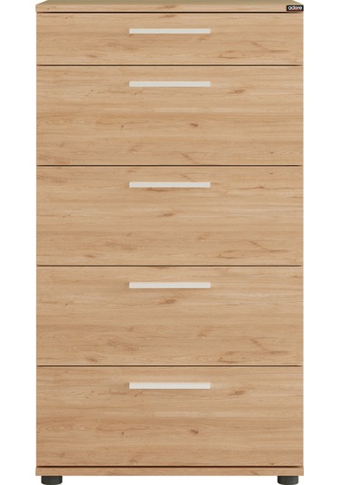Trendline 5 Çekmeceli Şifonyer - Florida Meşe 60x108x44 Cm