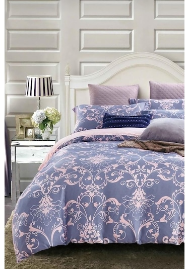 Always Çarşafı Lastikli Çift Taraflı Çift Kişilik Nevresim Takımı çiftlastiklimotif