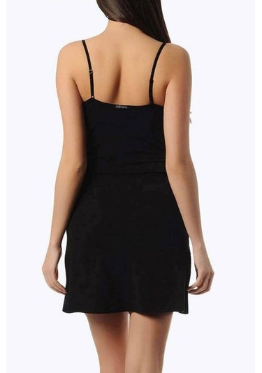 Doreanse Askılı Bayan Kombinezon 11128 Siyah