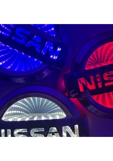 Nissan Işıklı Araba Logosu İçin Kullanılan Otomobil Işıklı Led Arka Stop Lambası